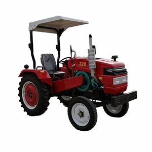 Traktor Empat Roda Mini Taman Dengan Enjin Diesel Silinder Nyanyian